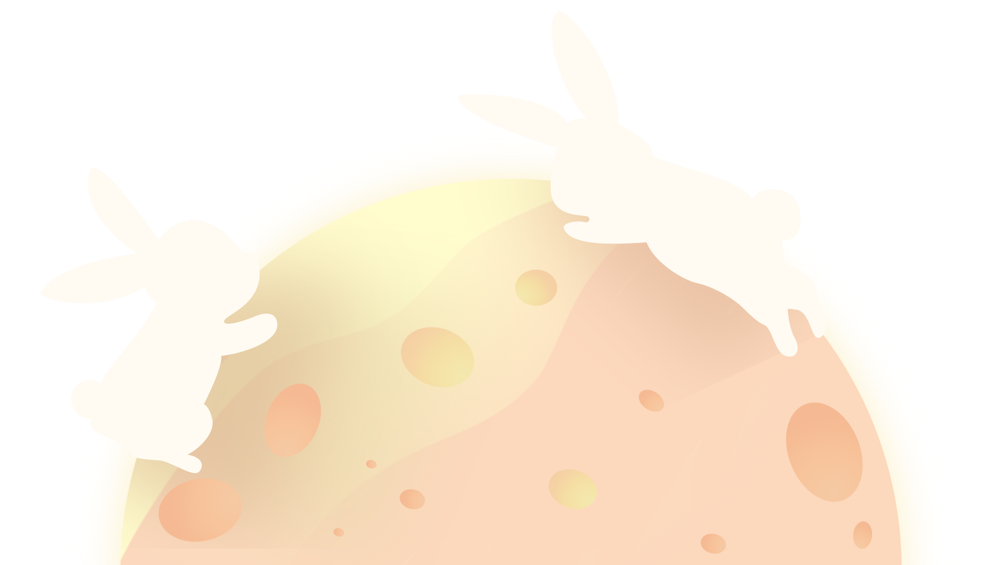月球兔子素材图片怎样画？