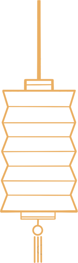 灯笼线条图片