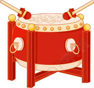 打鼓图片