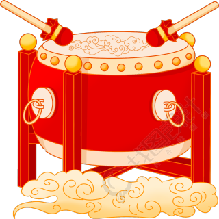 祥云打鼓图片
