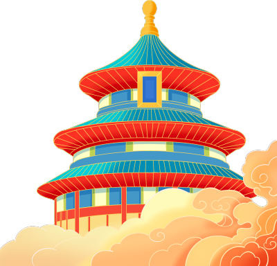 天坛彩云图片