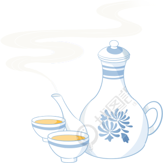 茶壶茶杯图片