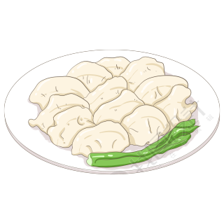 水饺饺子传统美食