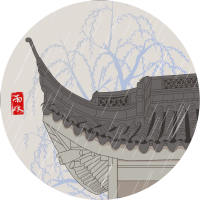 屋檐中国风古代建筑