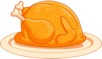美食秘制可口烤鸡