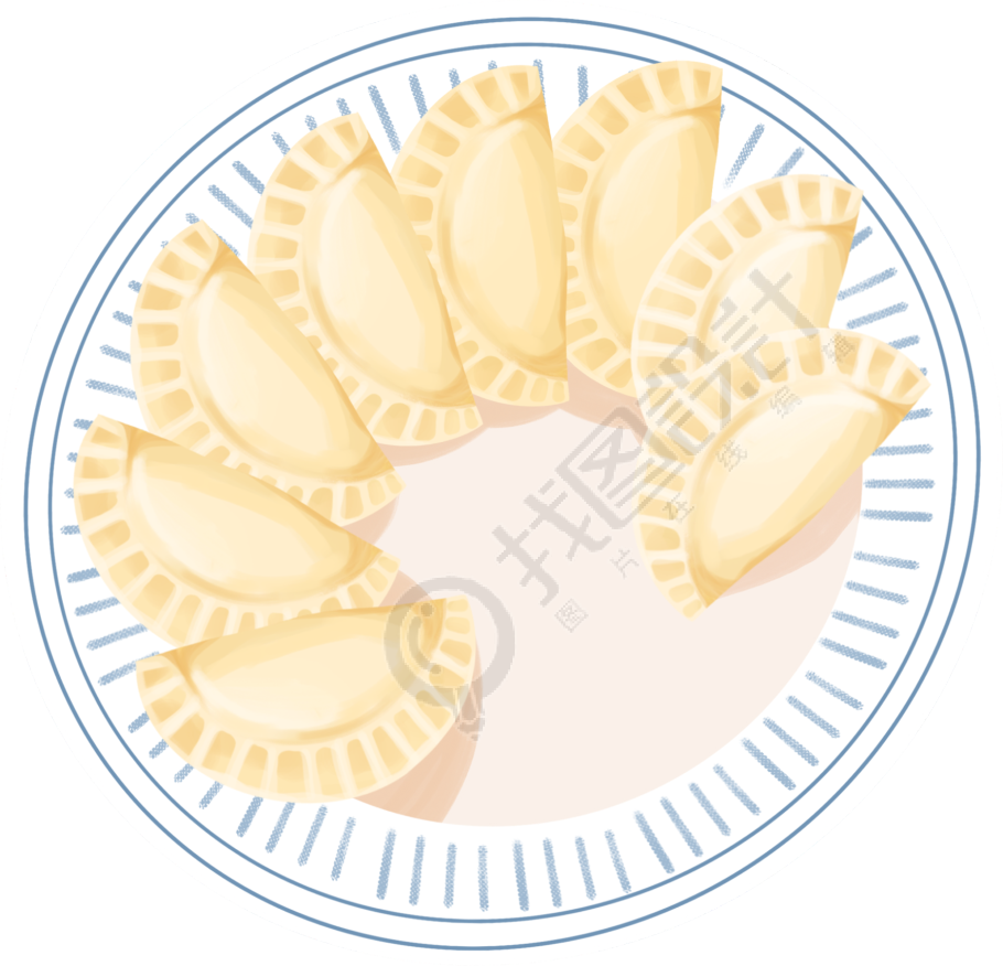 春节过年饺子图片