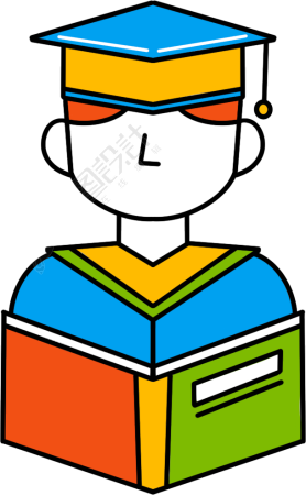 在校学生博士帽毕业图片