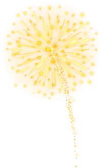 迎新年放烟花唯美元素