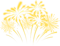 烟花群跨年烟花秀元素