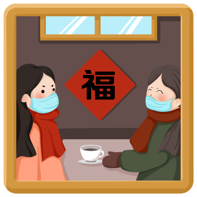 春节戴口罩坐火车回家图片
