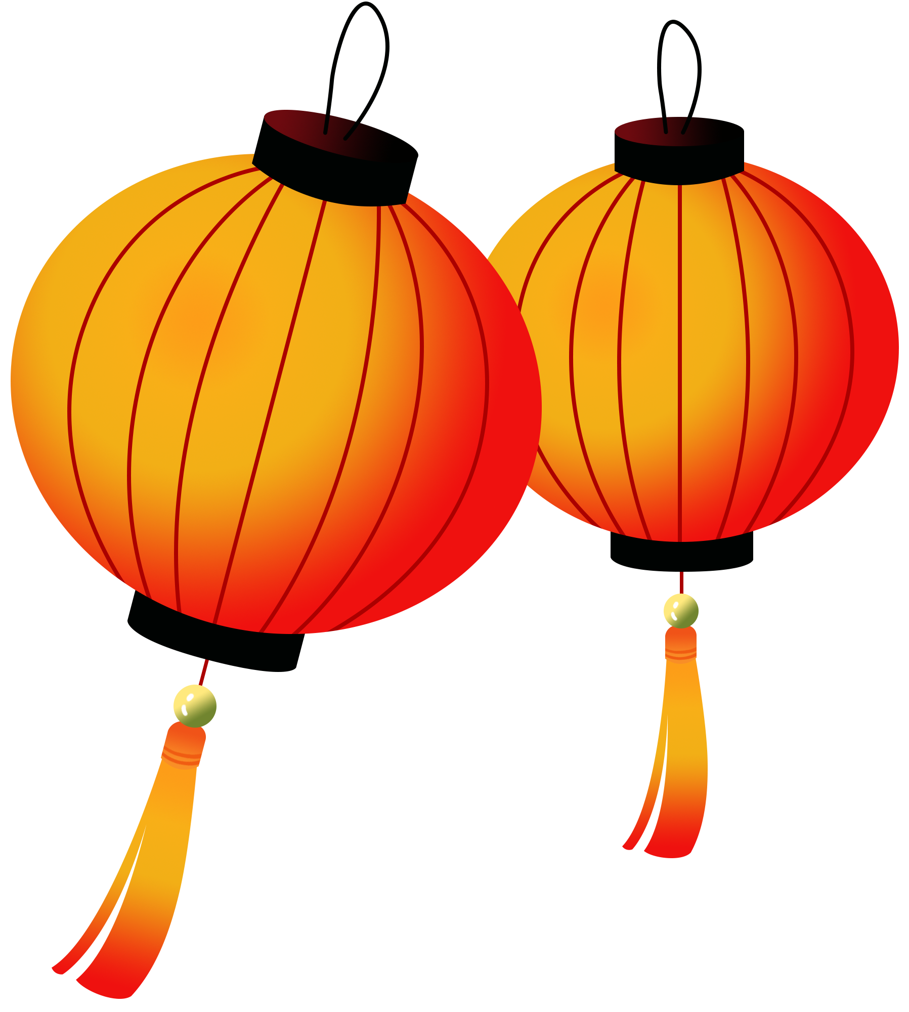灯笼绘画图片制作方法！