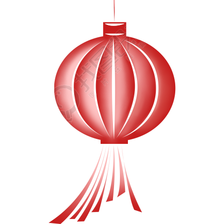 大红灯笼高高挂喜庆卡通图片