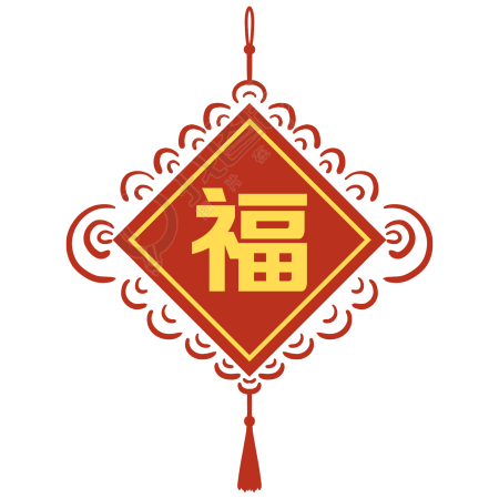 中国风福字中国结图片