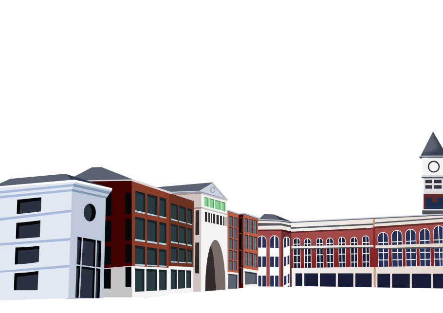 建筑教学楼矗立图片