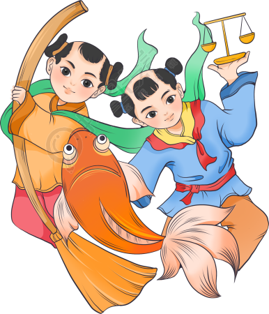 吉祥年画年年有余图片