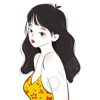 小翠花连衣裙女生头像图片