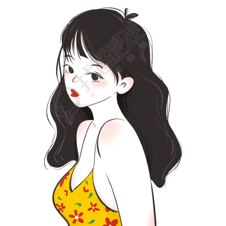 小翠花连衣裙女生头像图片