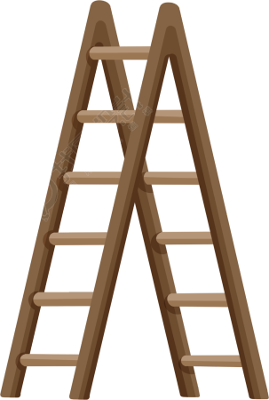日常生活用具实木梯子图片