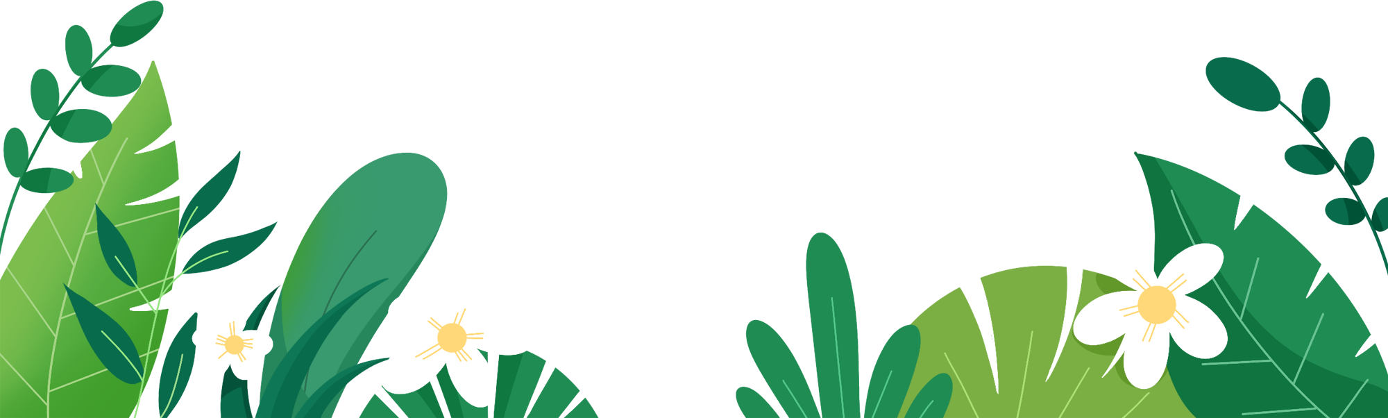 春日美景草丛花卉自然元素