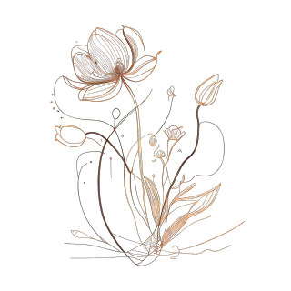 花卉元素简笔画