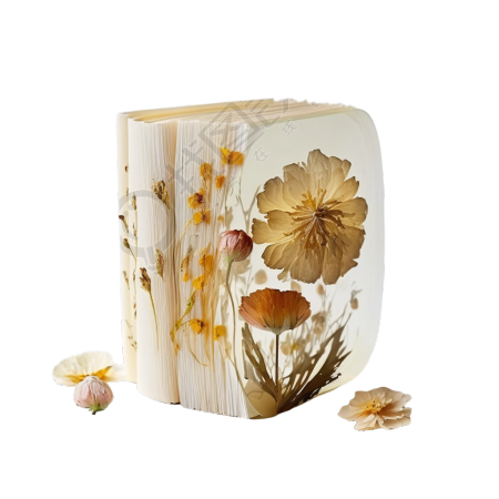 白色背景保存花朵素材