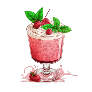 手绘酒吧Clover Club鸡尾酒插画设计
