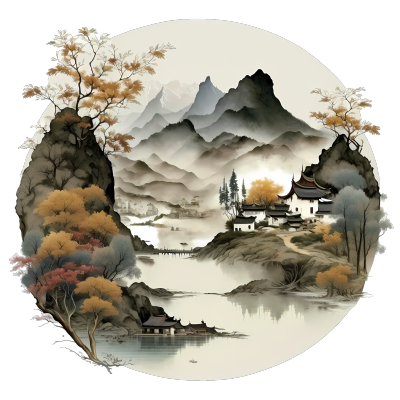 山水之间的村庄