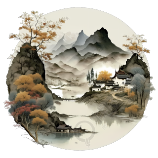 山水之间的村庄