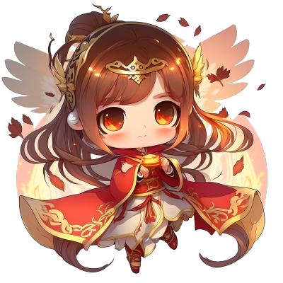 古风萌仙女Chibi插画设计素材