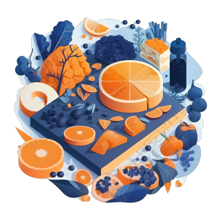 手绘食物插画PNG素材