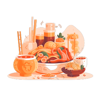 简约明亮UI插画设计元素PNG图形素材