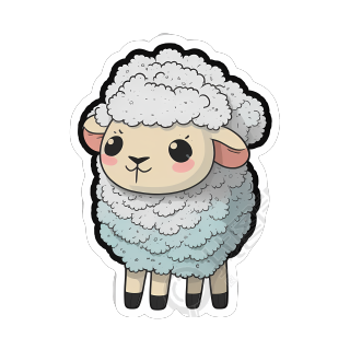 羊驼Chibi可爱动漫插画设计素材