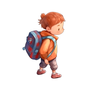 可爱幼儿园插画设计素材