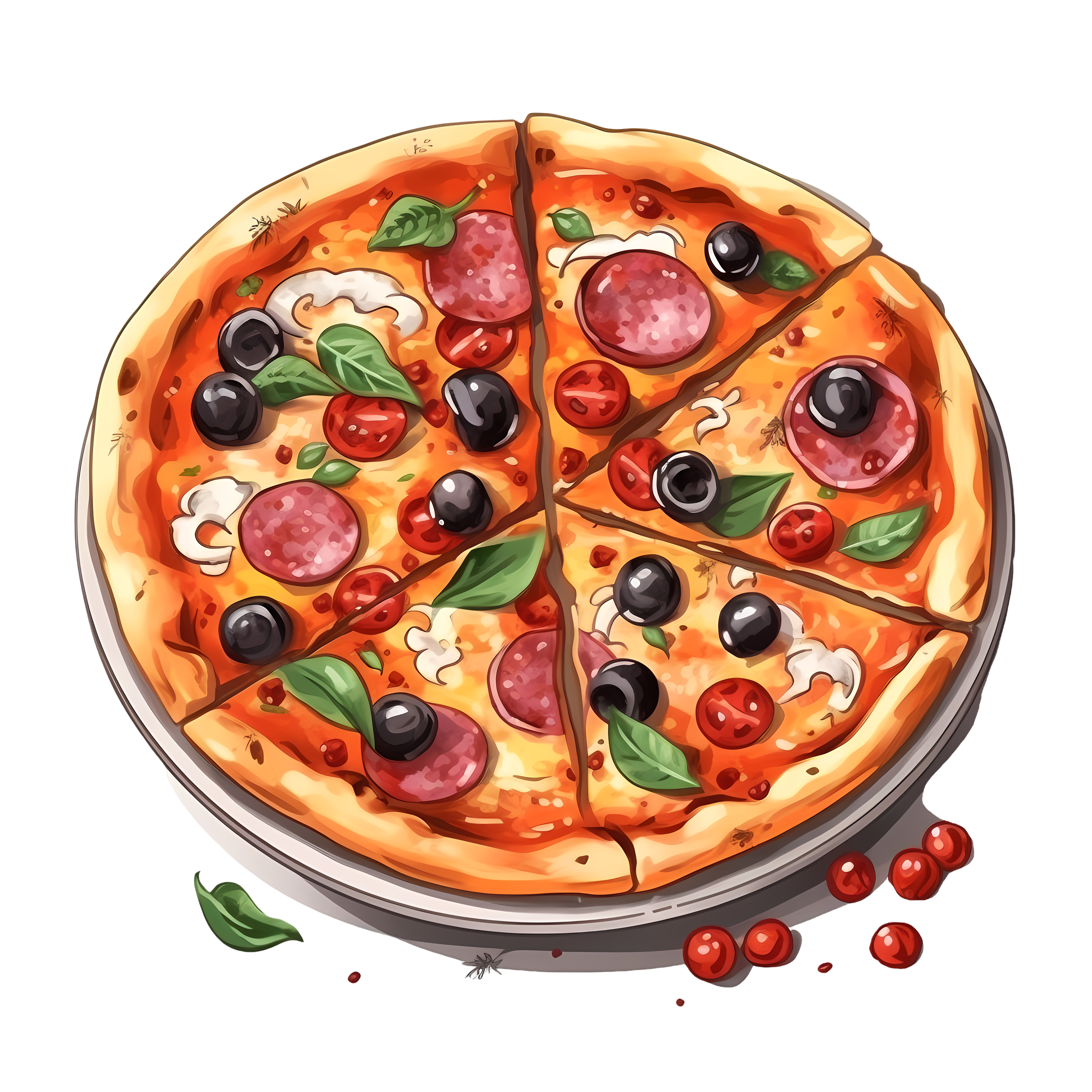 高清透明PNG插画设计素材