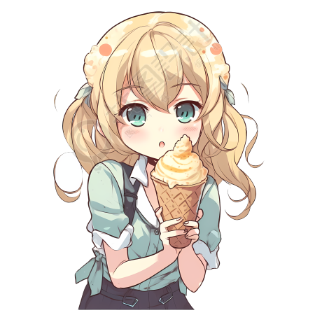 冰淇淋插画设计