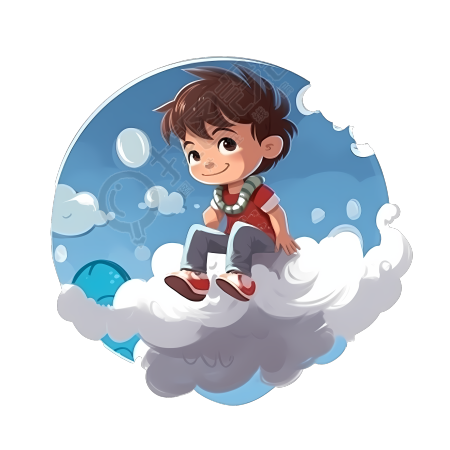 透明背景高清PIXAR幼儿园插画设计元素
