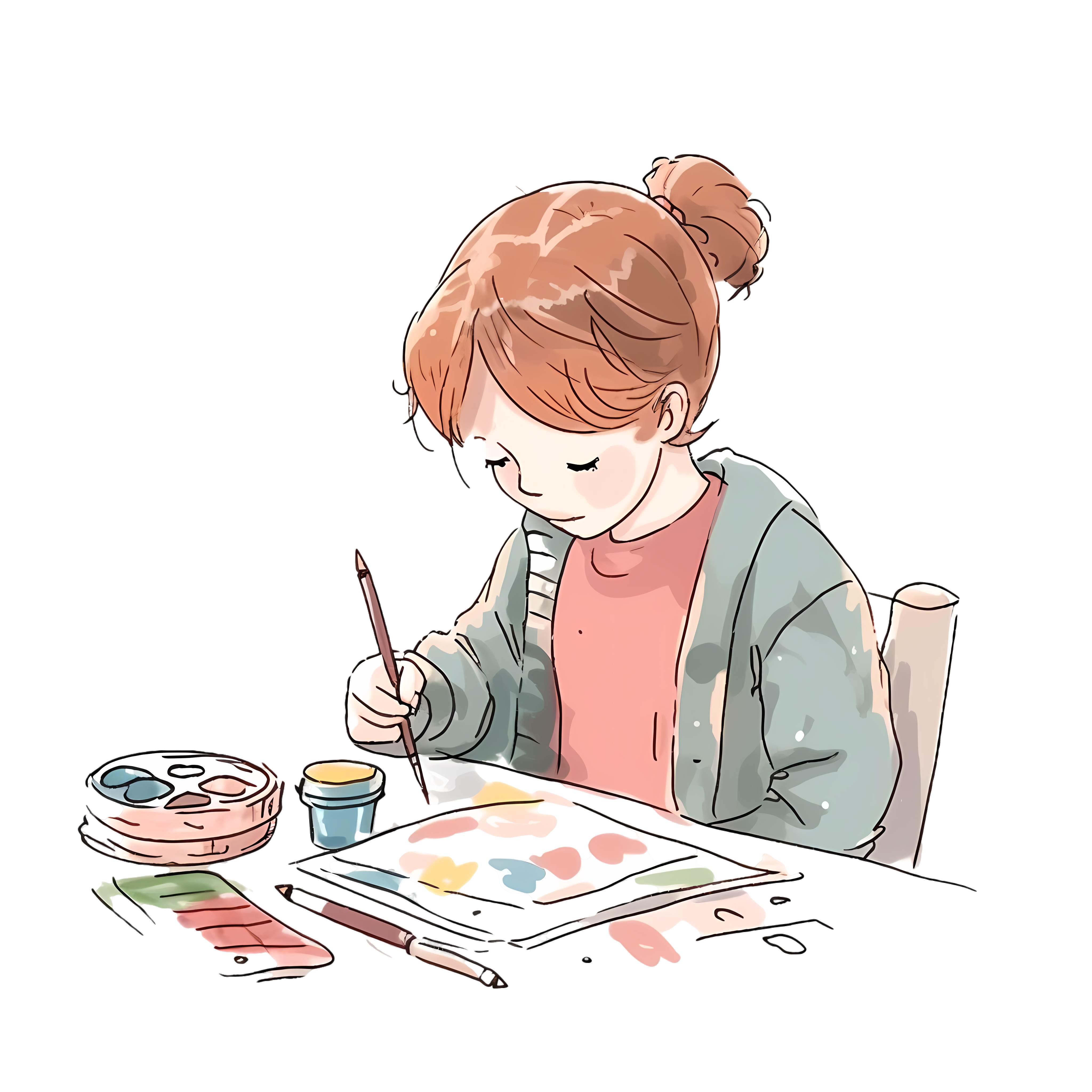 儿童创意平面插画设计元素