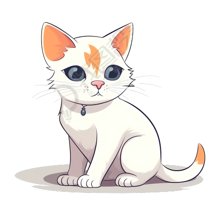 带项链精致高贵猫咪图片
