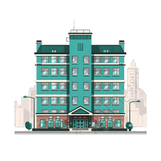 城市高档住宅元素PNG图形素材
