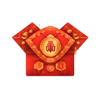 红色喜庆高清透明PNG设计元素