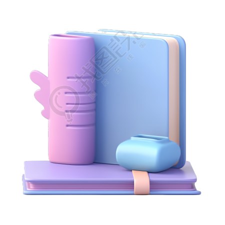3D立体书可商用PNG素材