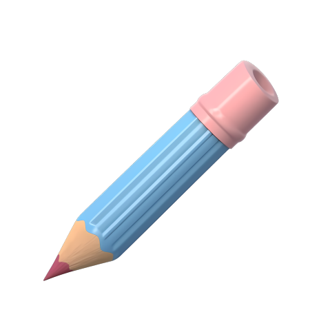 软色系可商用3D彩铅插画素材