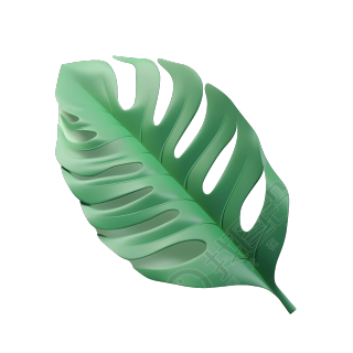 植物绿色蕉叶素材