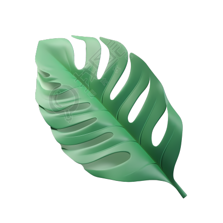 植物绿色蕉叶素材