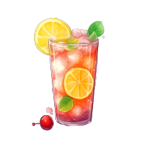 柠檬冷饮商用PNG插画素材