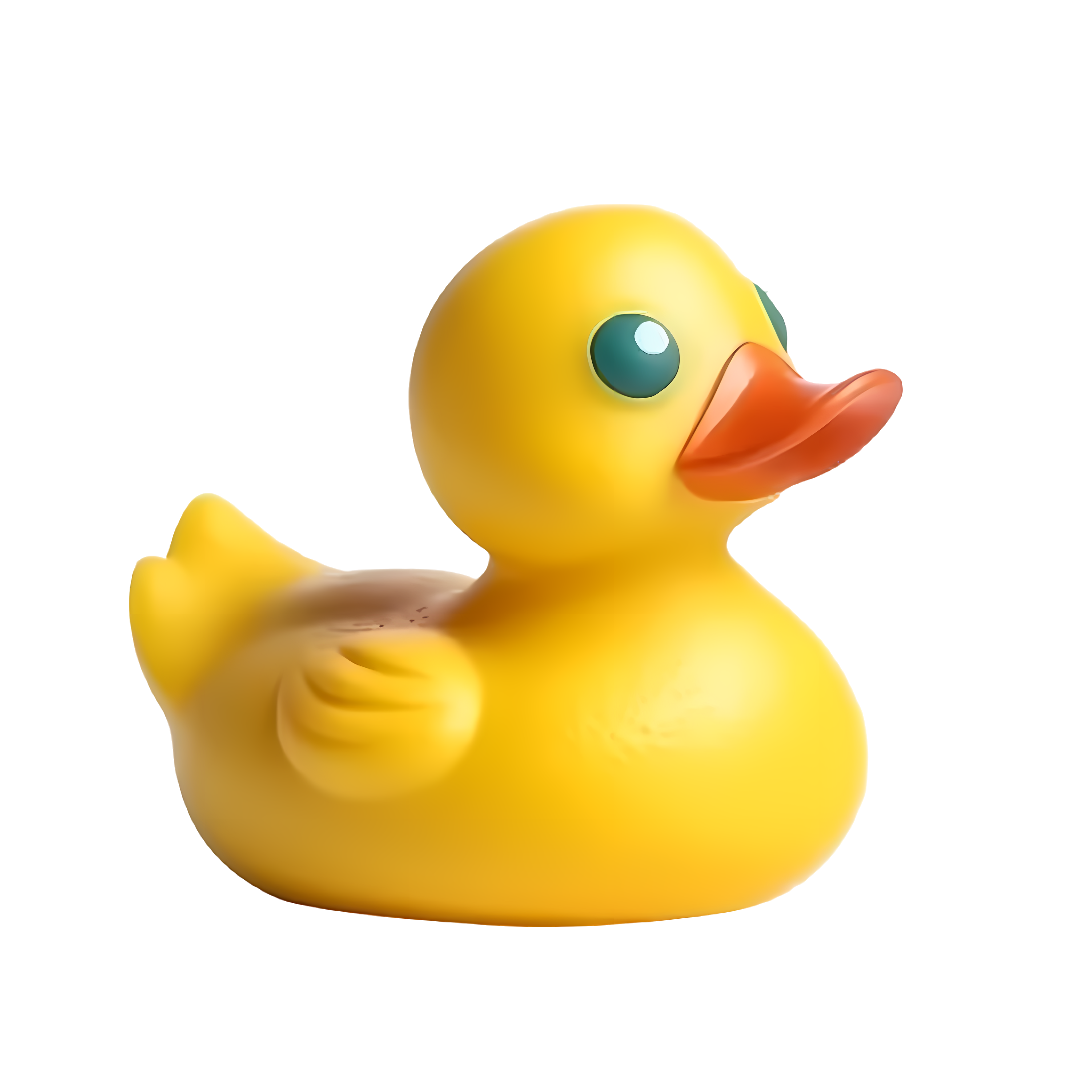 卡通小黄鸭玩具3D立体模型素材