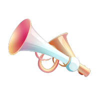 高清透明PNG喇叭商业设计创意元素