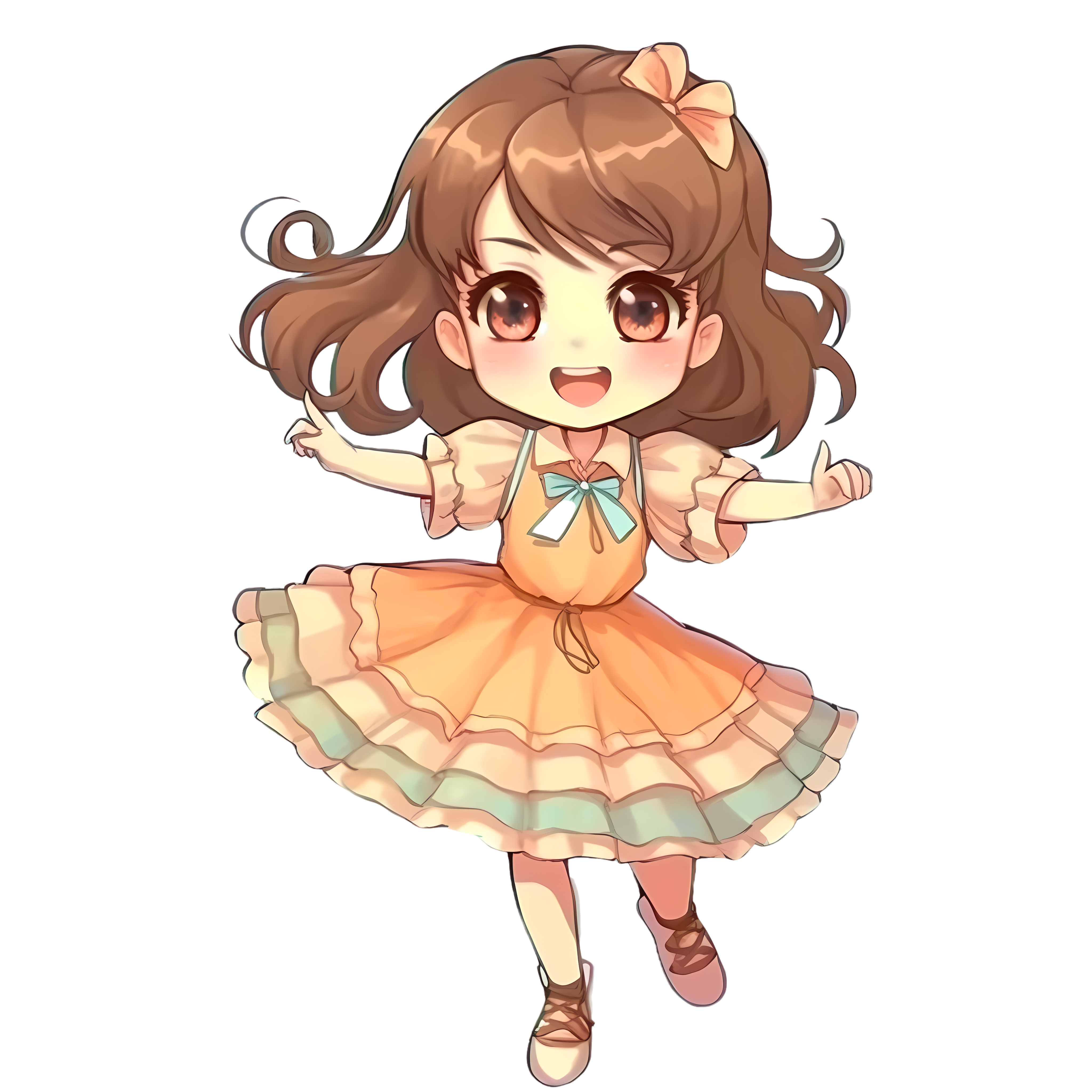 动漫可爱少女跳舞
