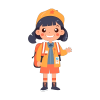 可爱幼儿园儿童PNG图形素材