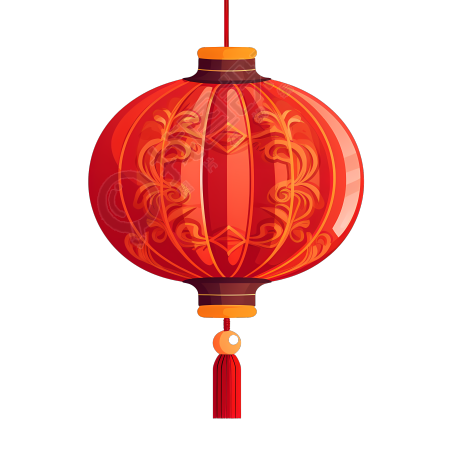 精美传统红灯笼PNG图形素材